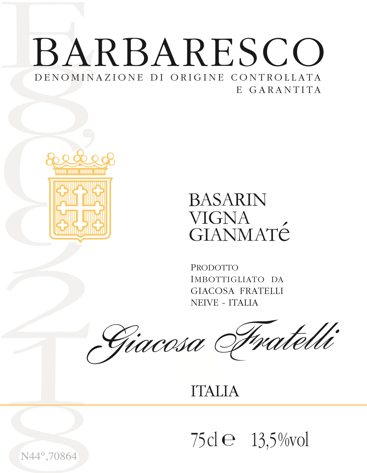 Barbaresco Gianmatè 2009