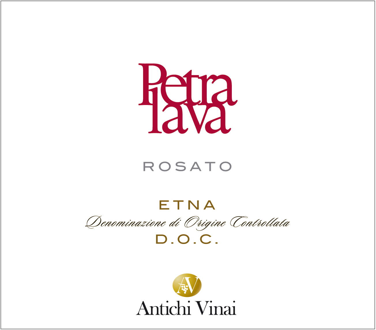 Pietralava Etna Rosato Doc 2013