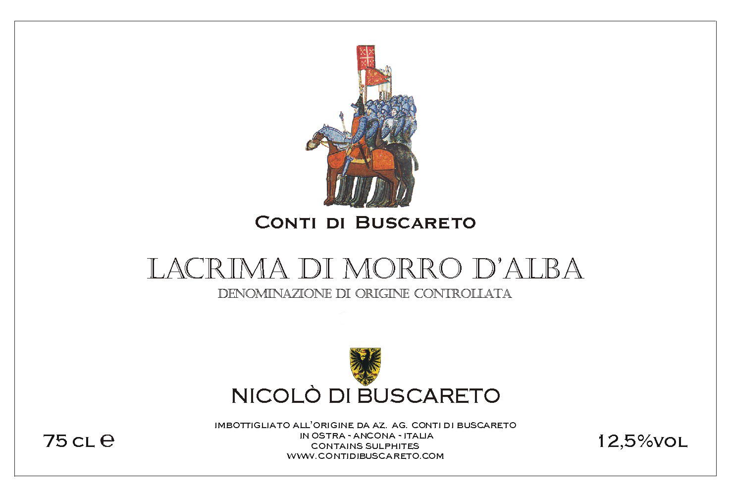 Lacrima di Morro d'Alba Nicolò di Buscareto 2005
