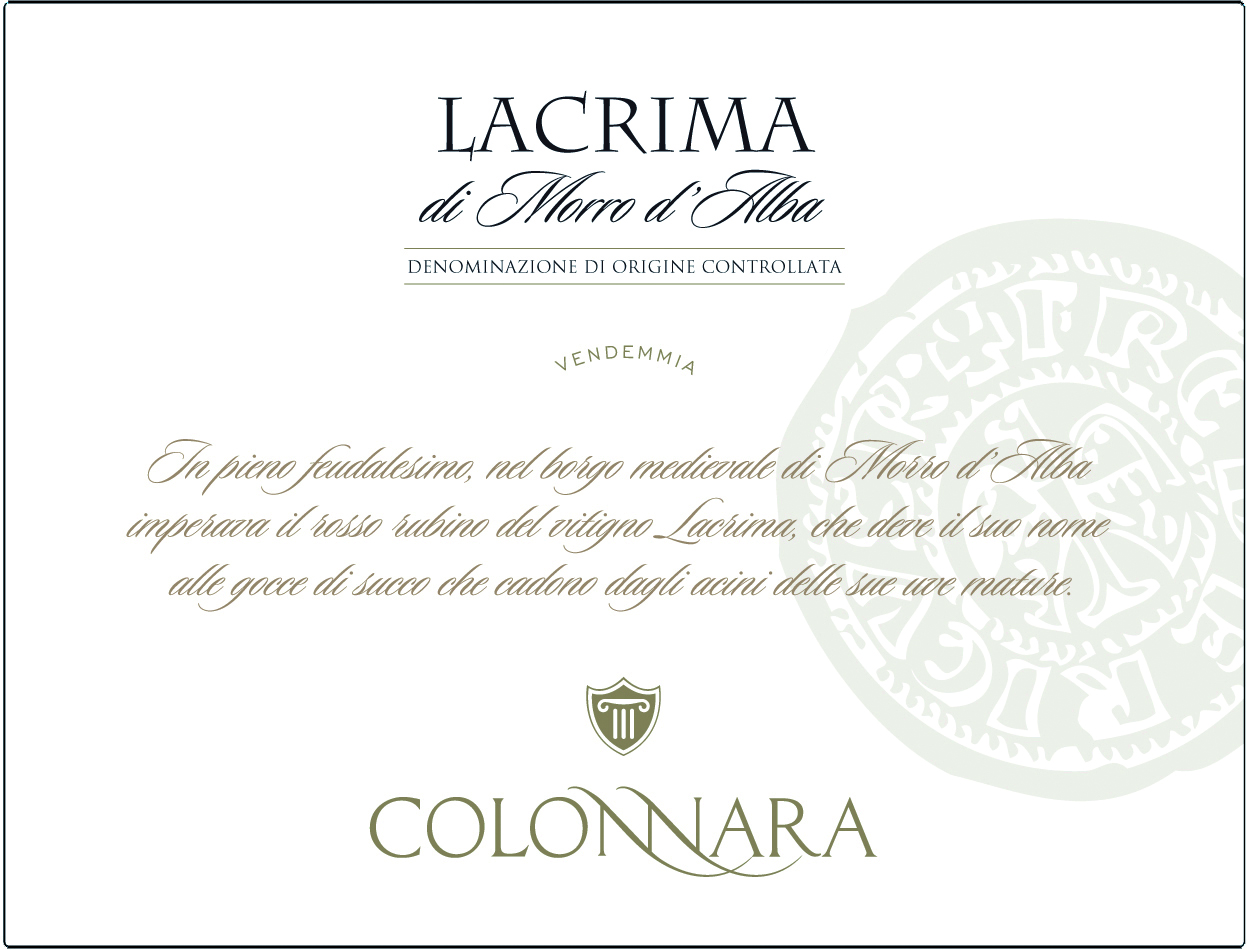 Lacrima di Morro d'Alba 2012
