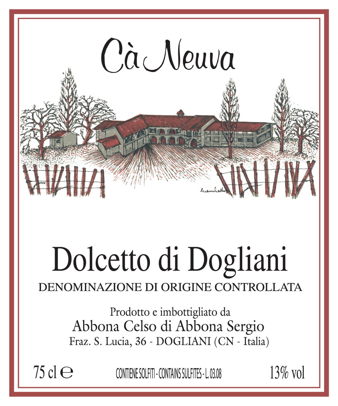 Dolcetto di Dogliani 'L Sambu 2006