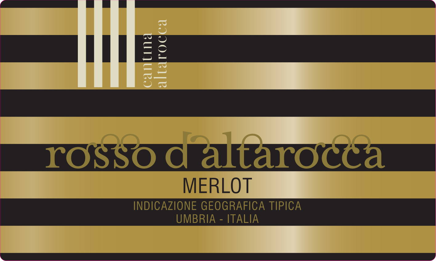 Rosso d'Altarocca Merlot Umbria Igt 2015