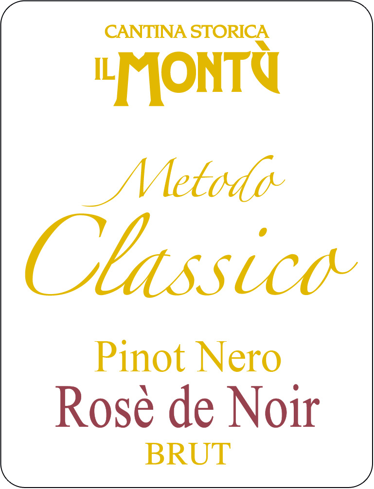 Pinot Nero Rosè de Noir Spumante Brut Metodo Classico sa