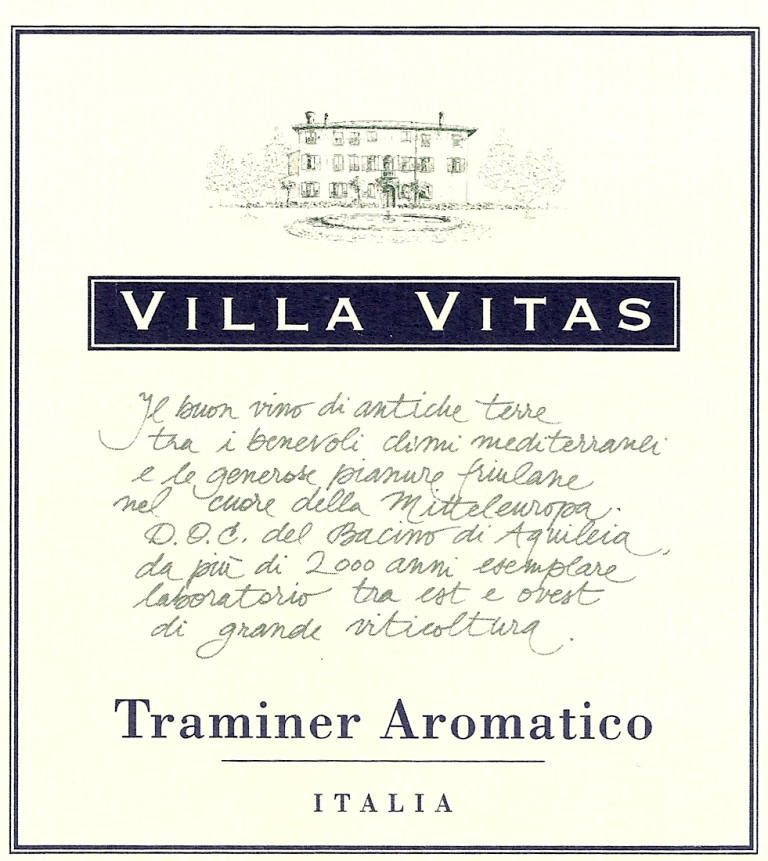 Villa Vitas Traminer Aromatico 2012