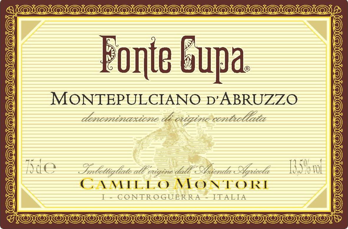 Montepulciano d'Abruzzo Fonte Cupa  2005