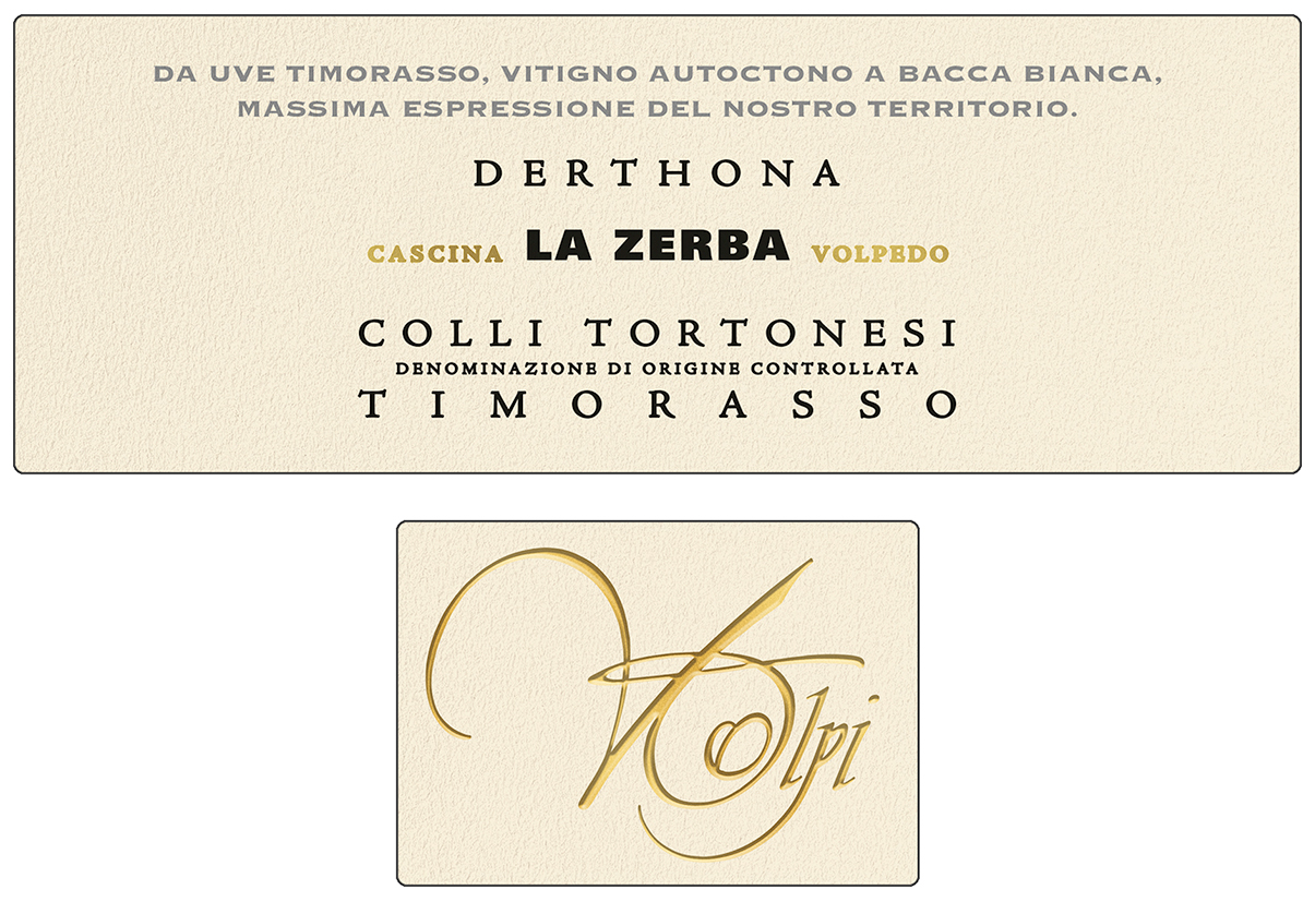 Timorasso Colli Tortonesi Doc Derthona La Zerba 2024