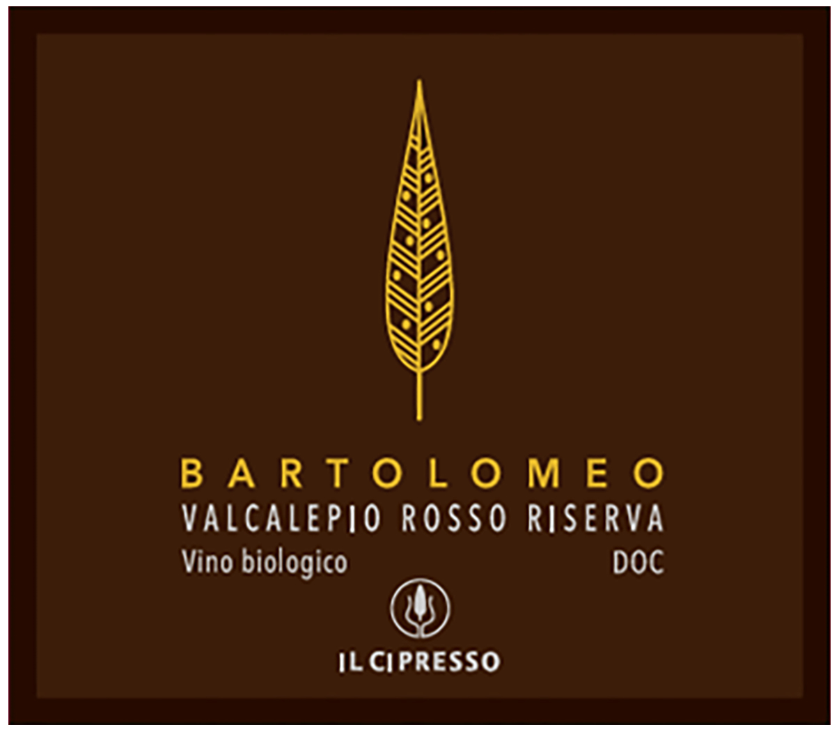 Valcalepio Rosso Bartolomeo Riserva 2018