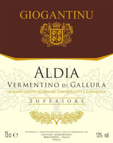 Vermentino di Gallura Superiore Aldia 2008