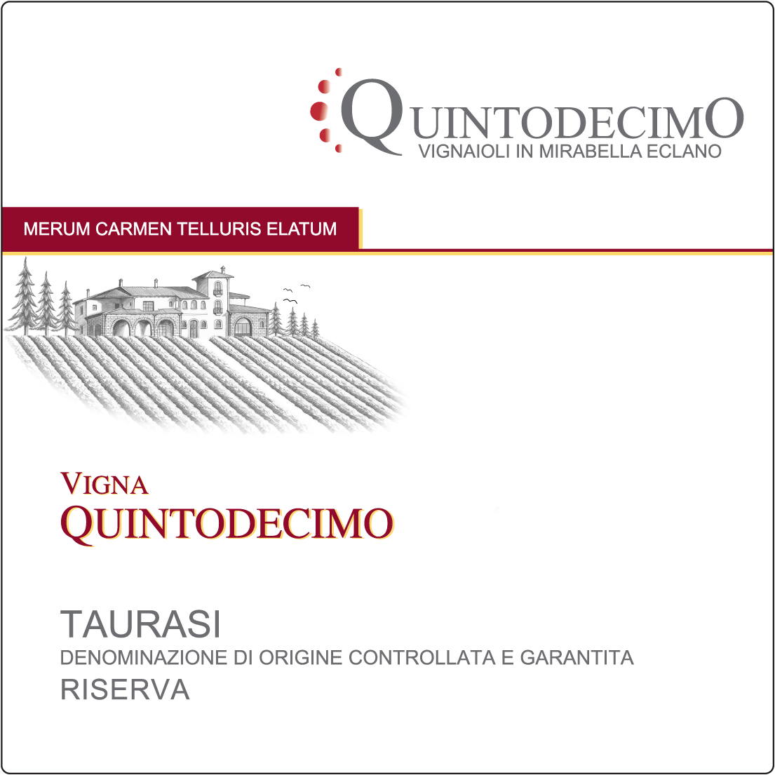 Taurasi Riserva Vigna Quintodecimo 2005