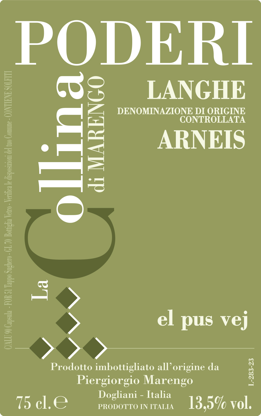 Langhe Arneis el pus vej 2011