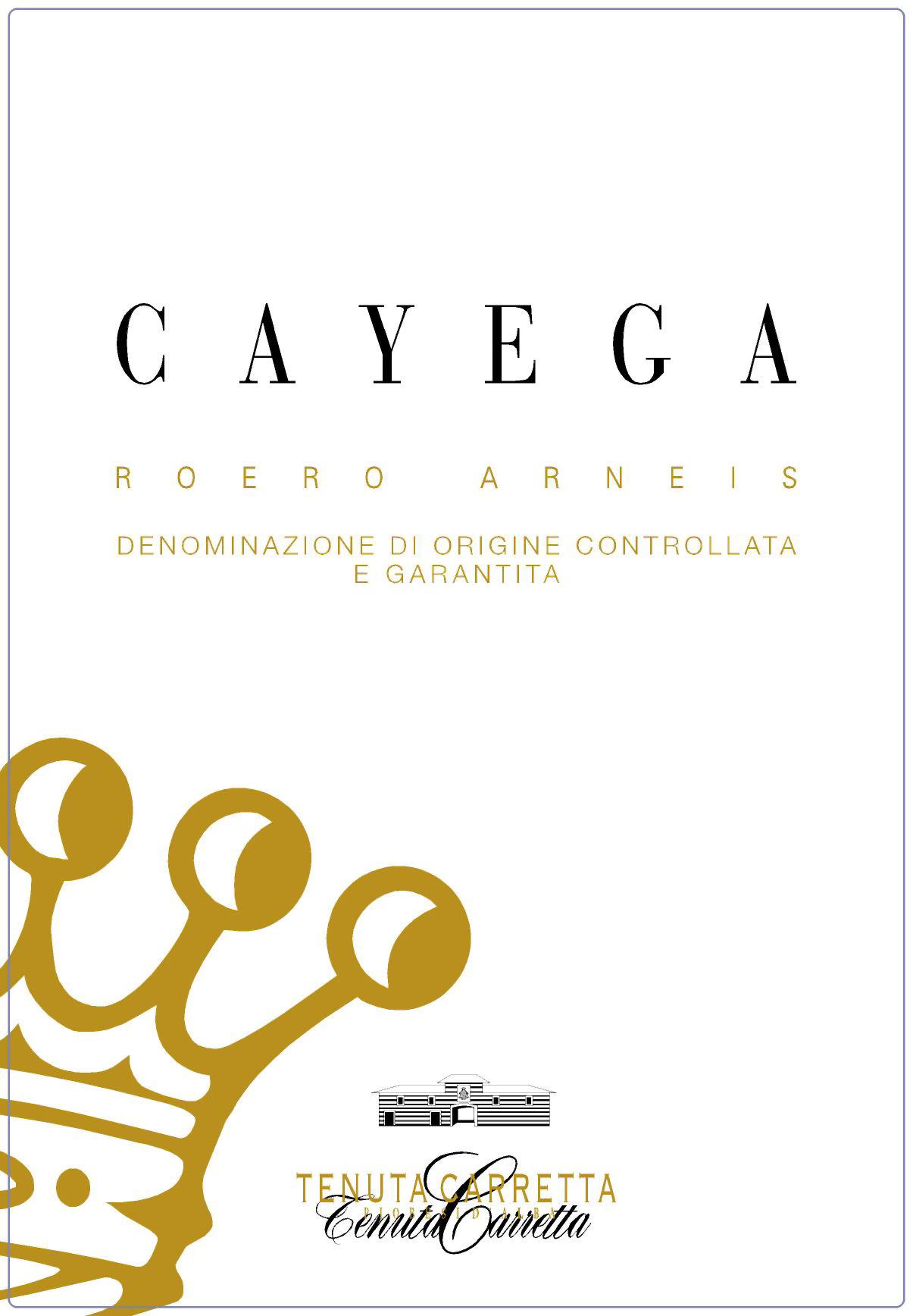 Roero Arneis Docg Cayega 2012