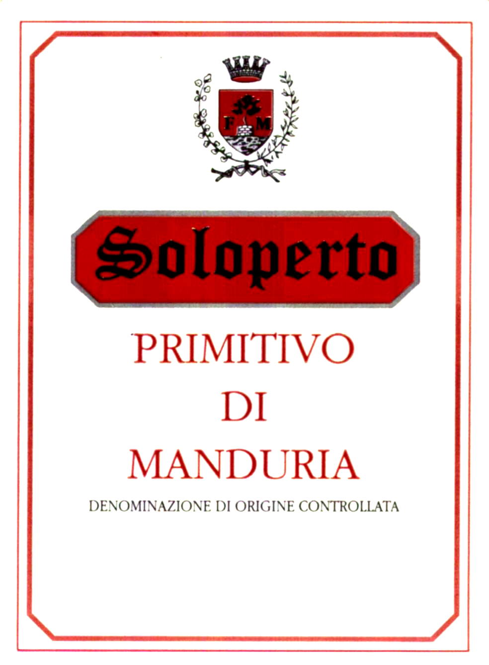 Primitivo di Manduria Etichetta Bianca 2014