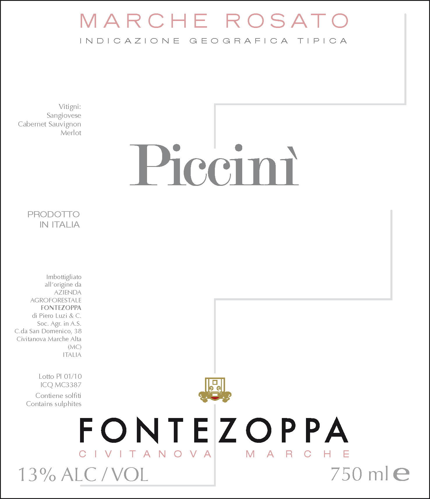Piccinì Rosato 2008