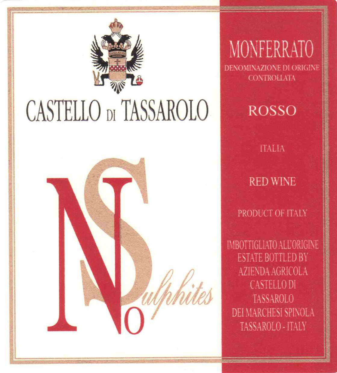 Monferrato Rosso No Sulphites 2008