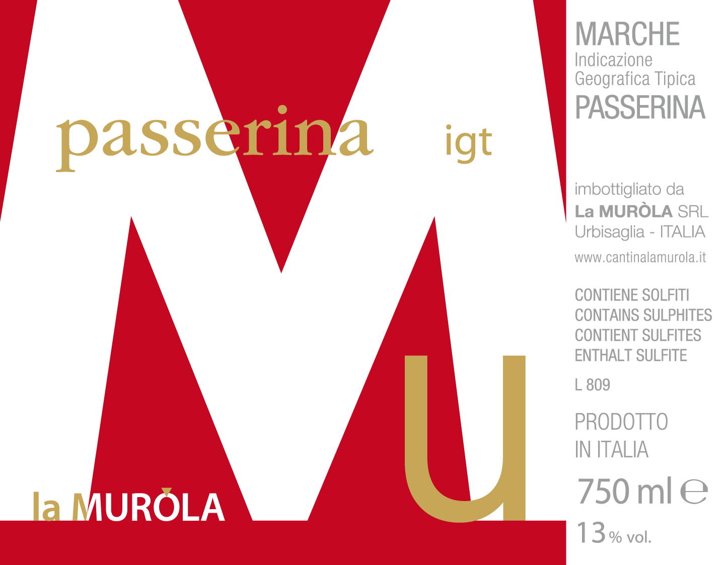 Passerina Solagna 2009