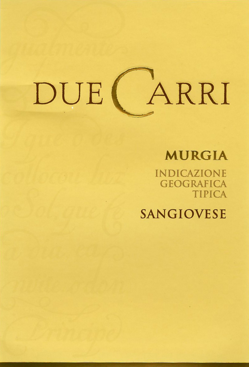 Murgia Igt Sangiovese Due Carri 2009