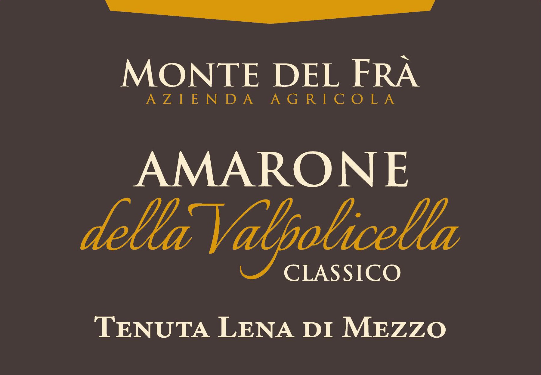 Amarone Classico Tenuta Lena di Mezzo 2010
