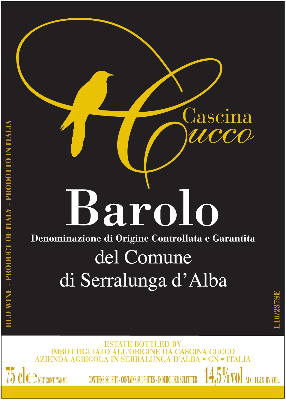 Barolo del Comune di Serralunga d'Alba 2006