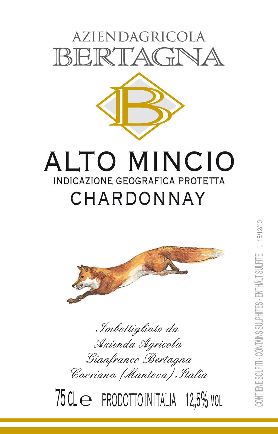Chardonnay Alto Mincio 2010