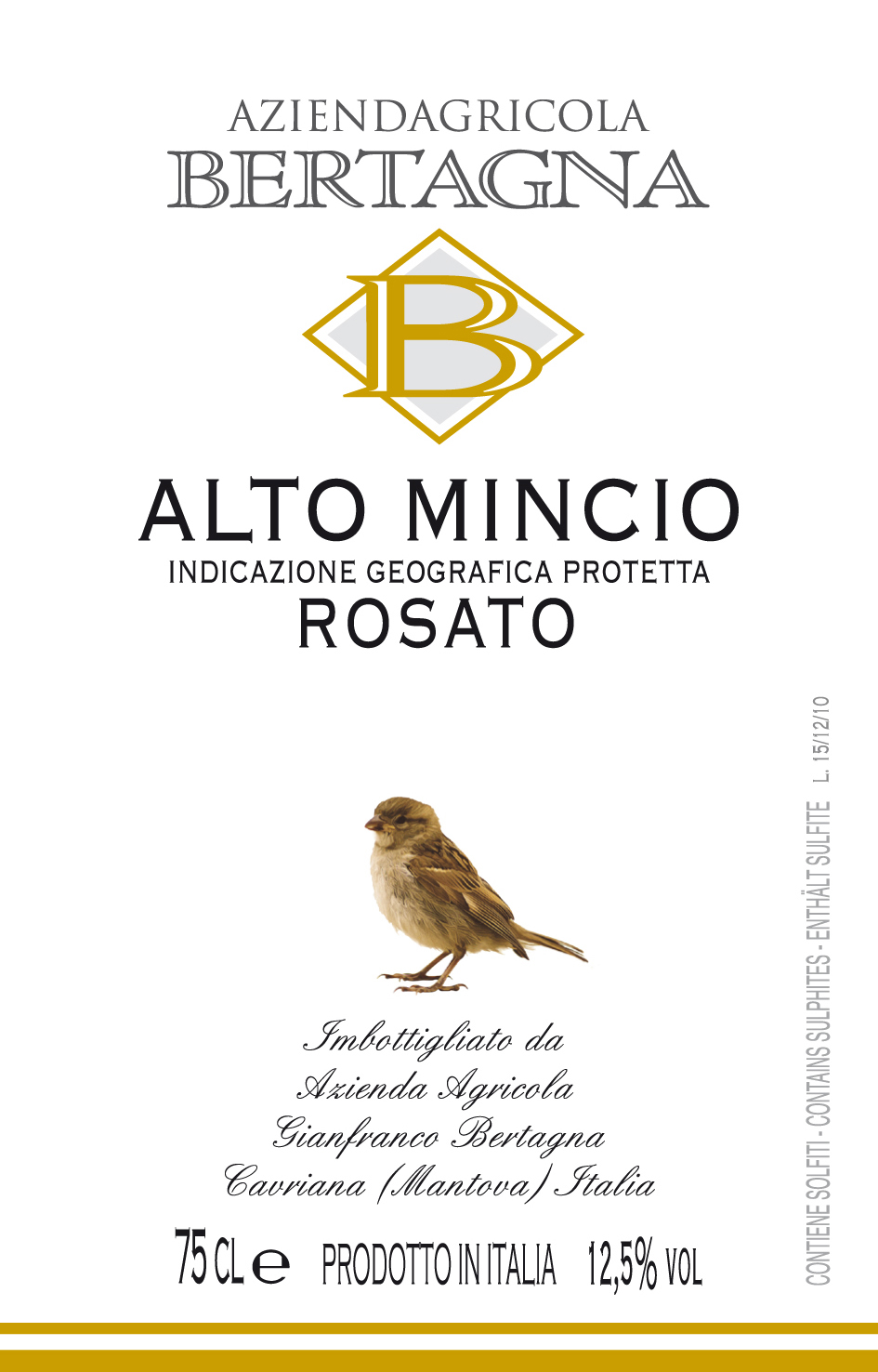 Ivo Rosato Alto Mincio 2010