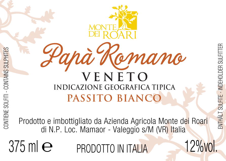 Passito Papà Romano Igt Veneto 2009