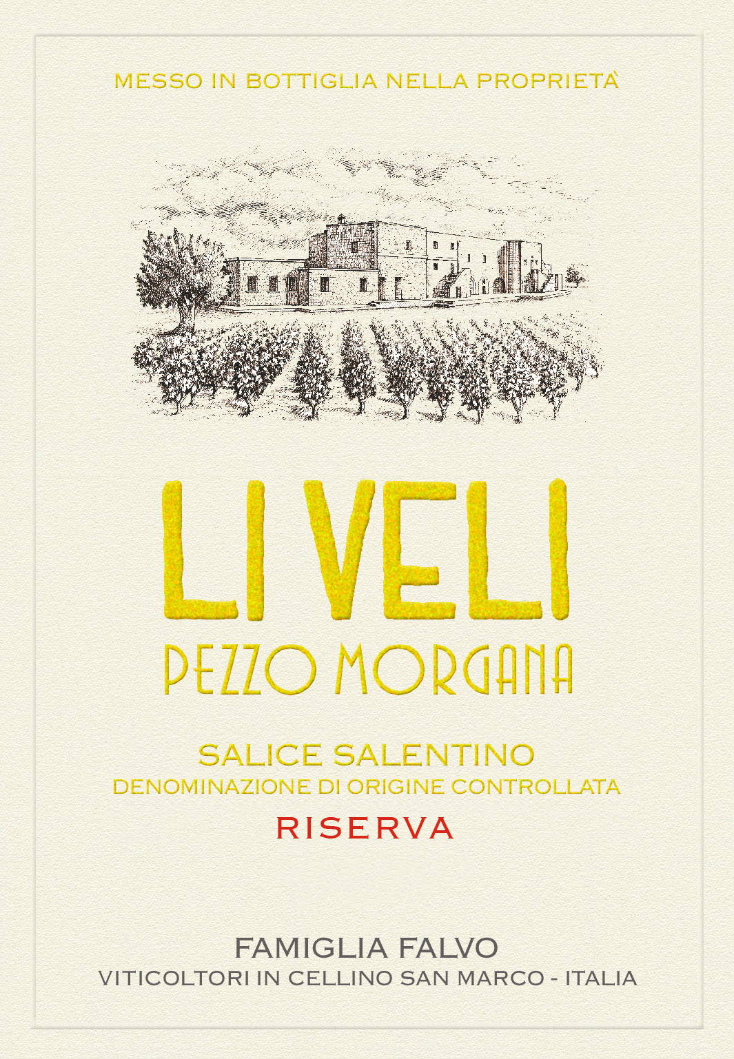 Salice Salentino Riserva Pezzo Morgana 2017