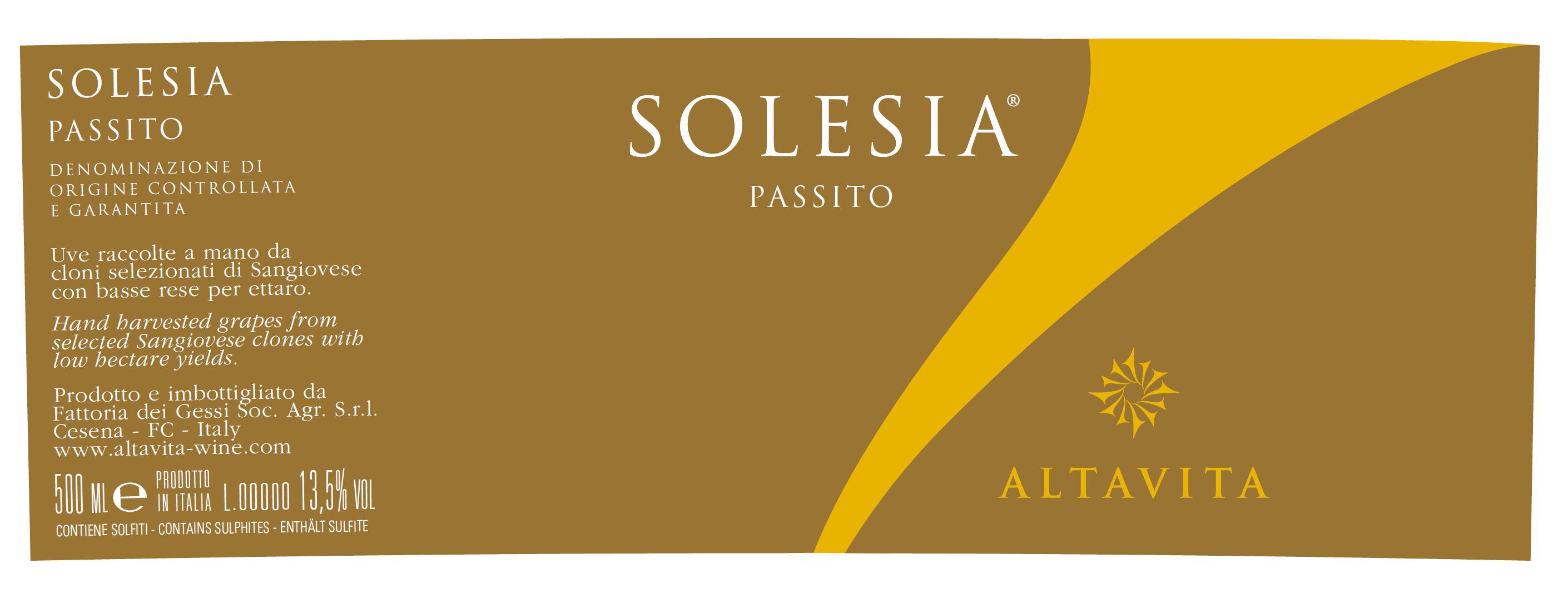 Solesia Passito Albana di Romagna Docg 2008