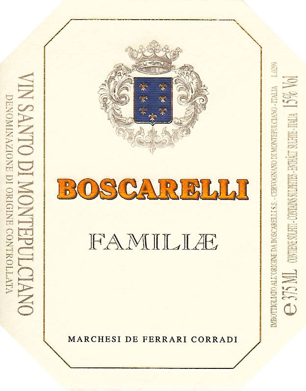 Familae Vin Santo di Mon tepulciano Riserva 2016