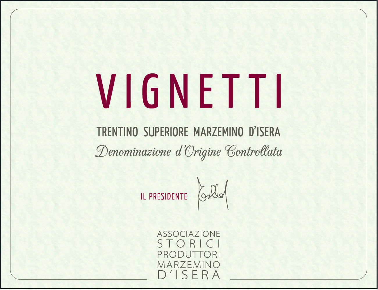 Marzemino Vignetti 2008