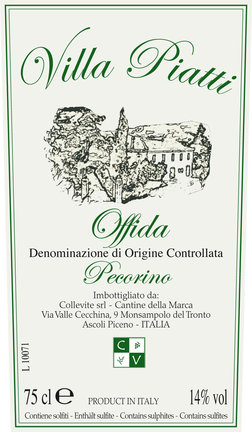 Offida Pecorino Bio Villa Piatti 2011