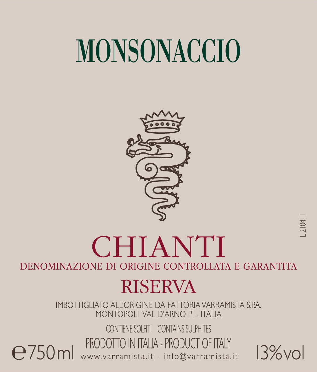 Chianti Monsonaccio Riserva 2009