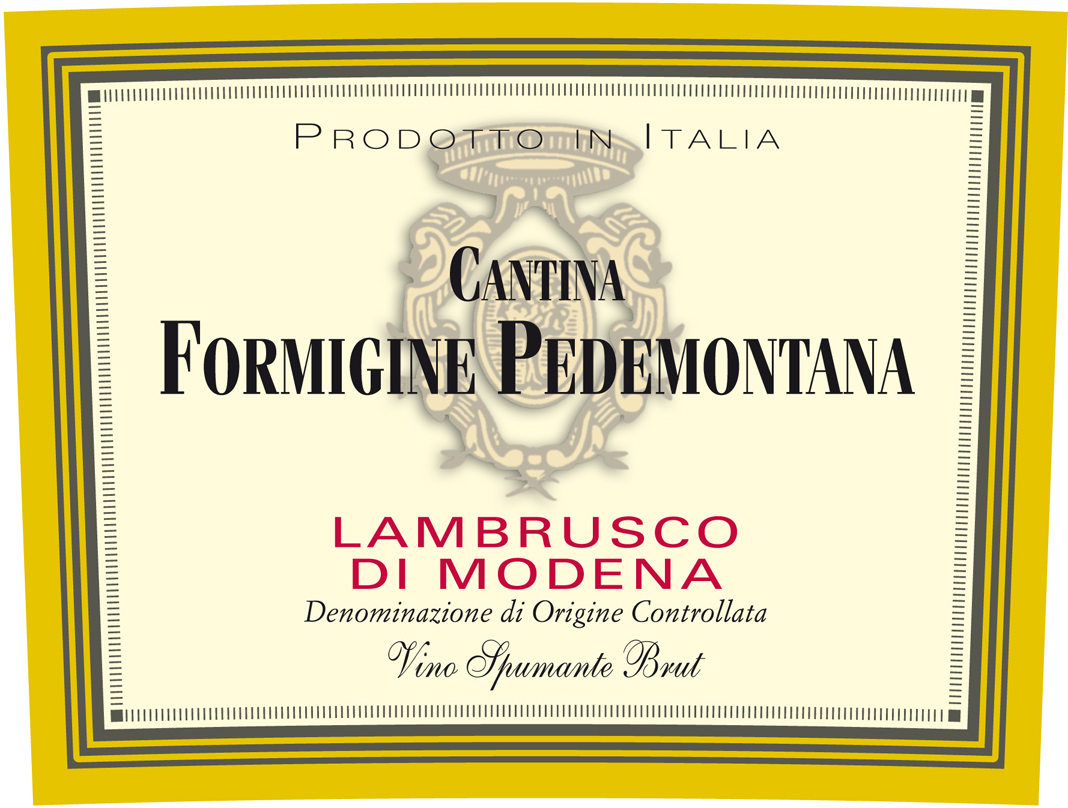 Lambrusco di Modena Doc Spumante Brut sa