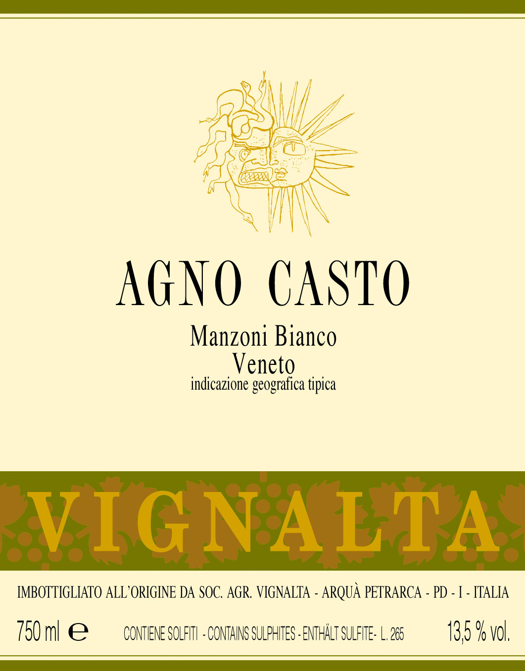 Manzoni Bianco Agno Casto 2016