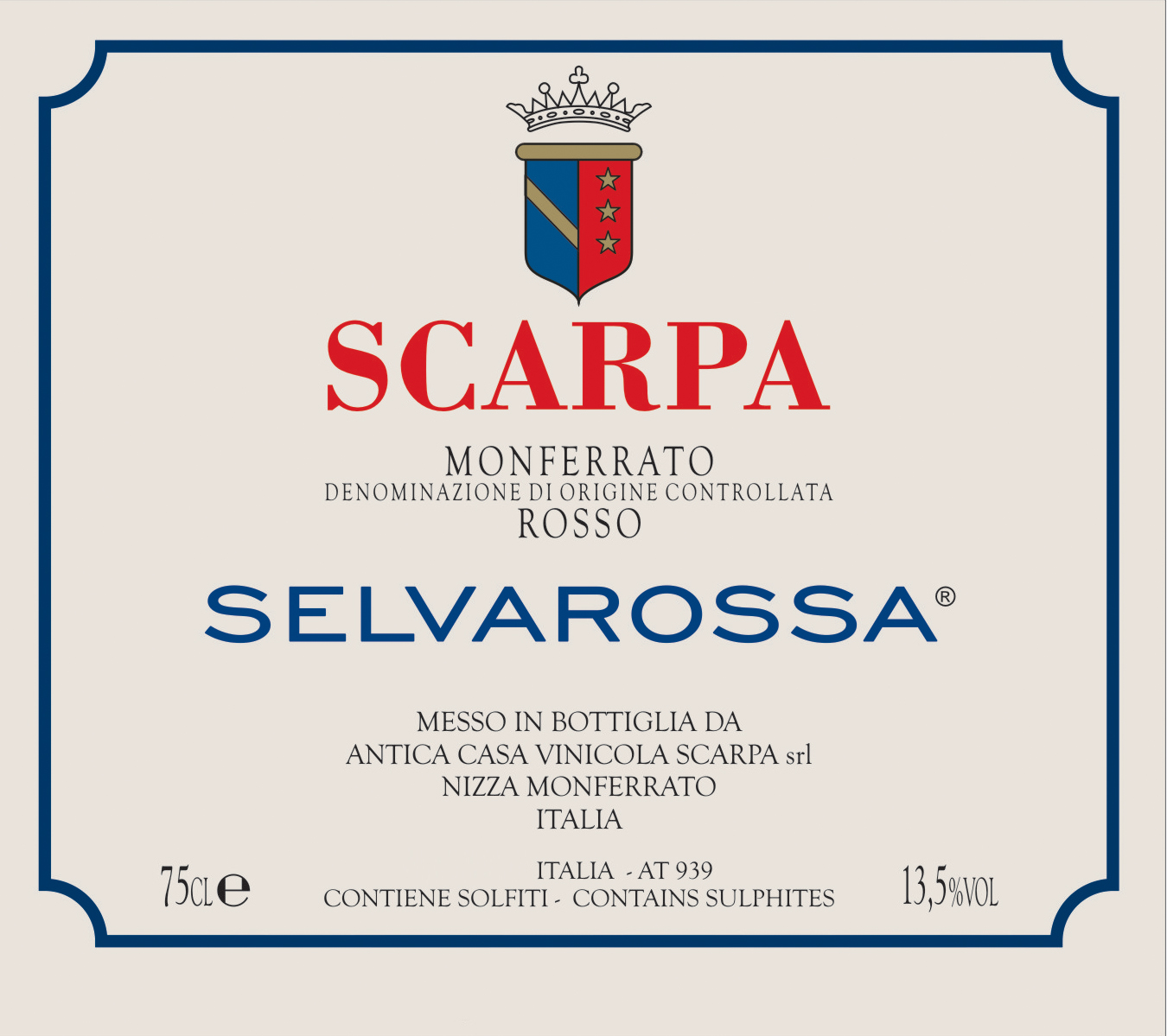 Monferrato Selvarossa 2010