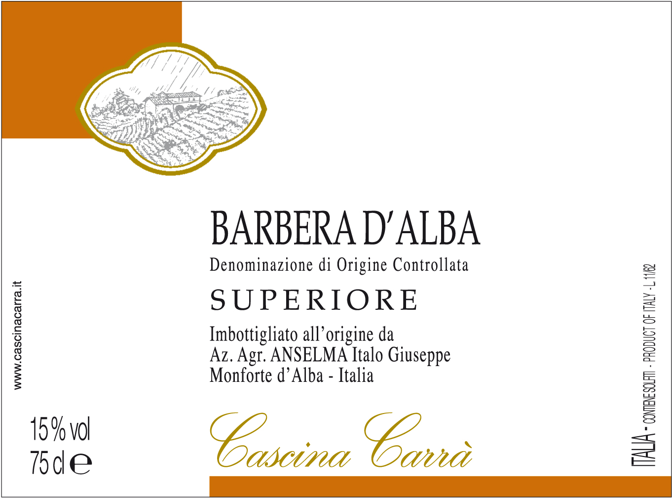 Barbera d'Alba Superiore  2009