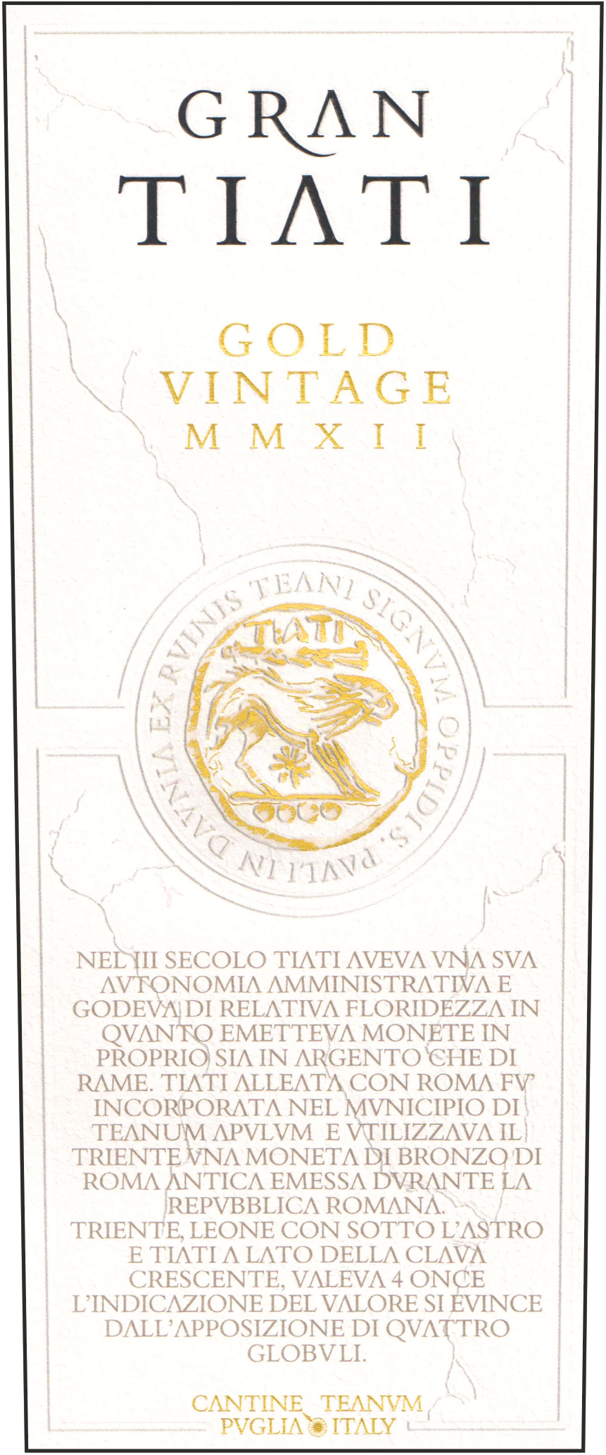 Gran Tiati Gold Vintage 2015
