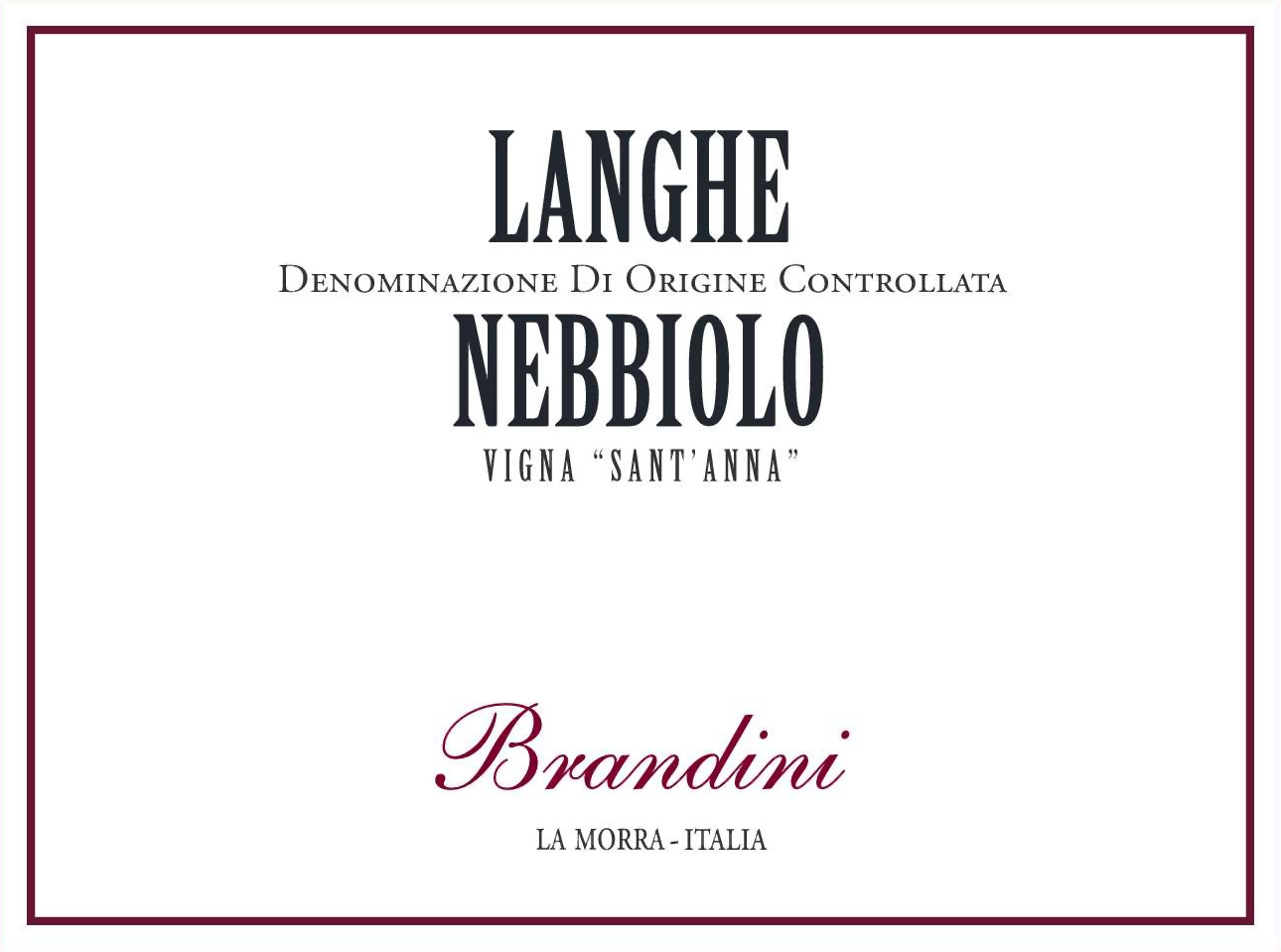 Nebbiolo Langhe Filari Corti 2009