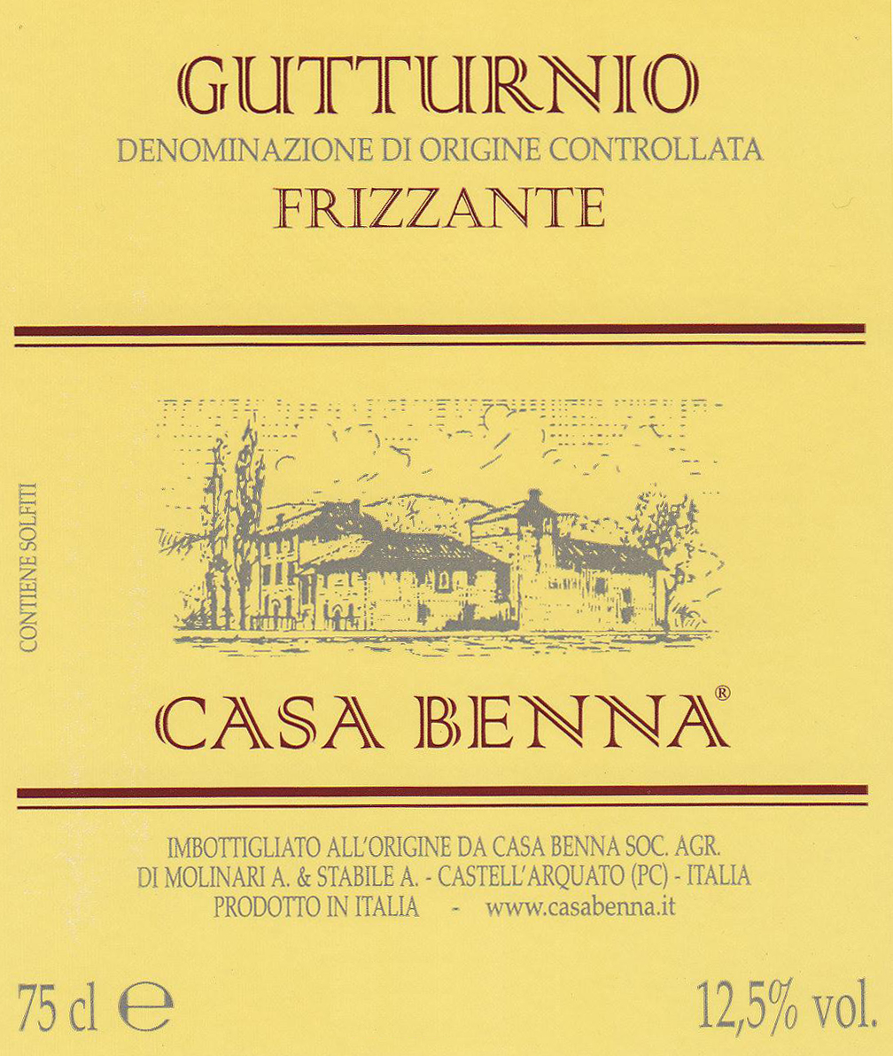 Gutturnio Frizzante 2012