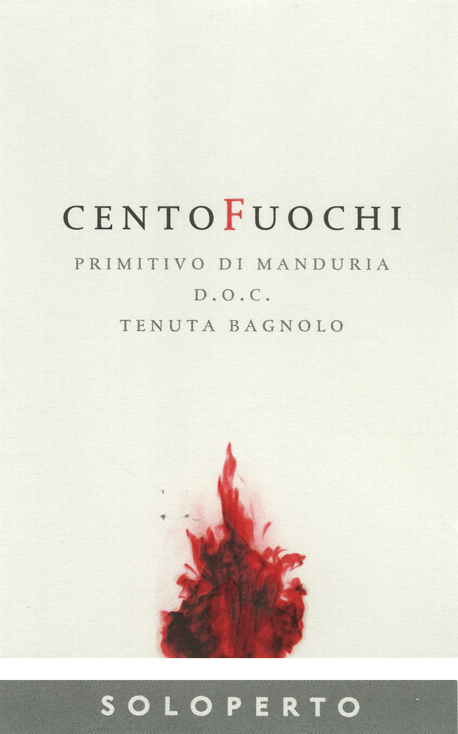 Primitivo Di Manduria Cento Fuochi 2014