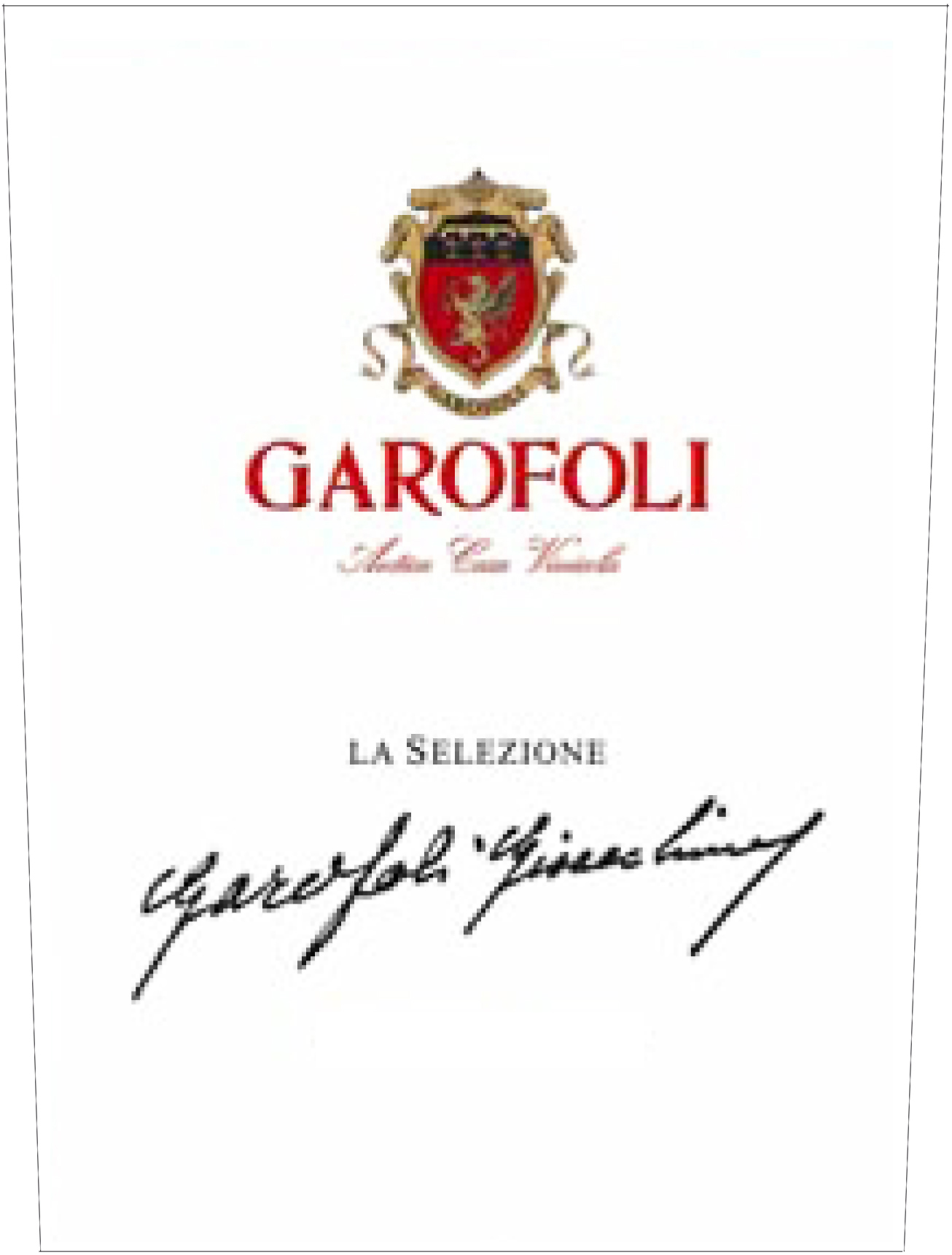 Conero Riserva La Selezione Gioacchino Garofoli 2007