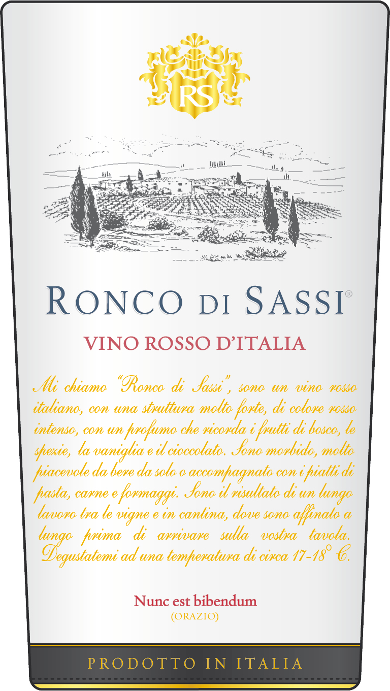 Ronco di Sassi - Vino Rosso d'Italia sa
