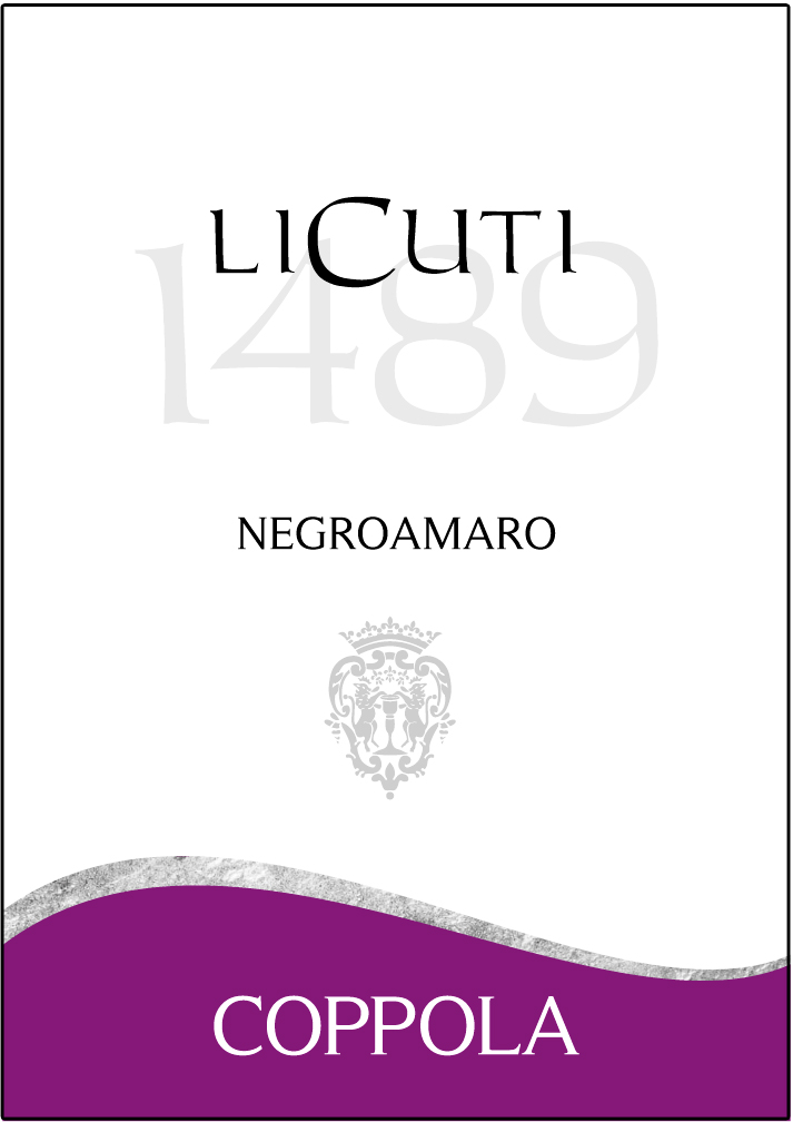 Li Cuti 1489 Negroamaro Alezio Doc Rosso 2012