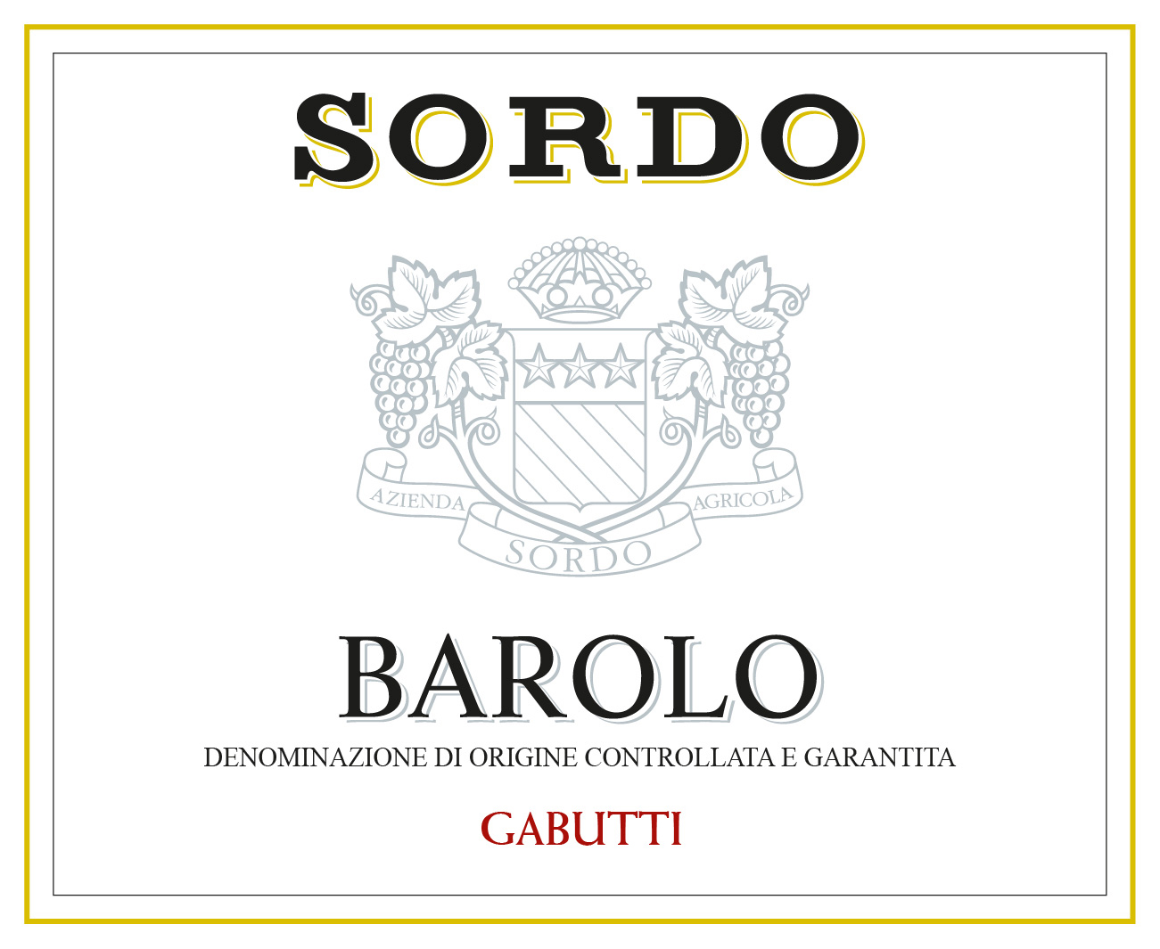 Barolo Gabutti 2012