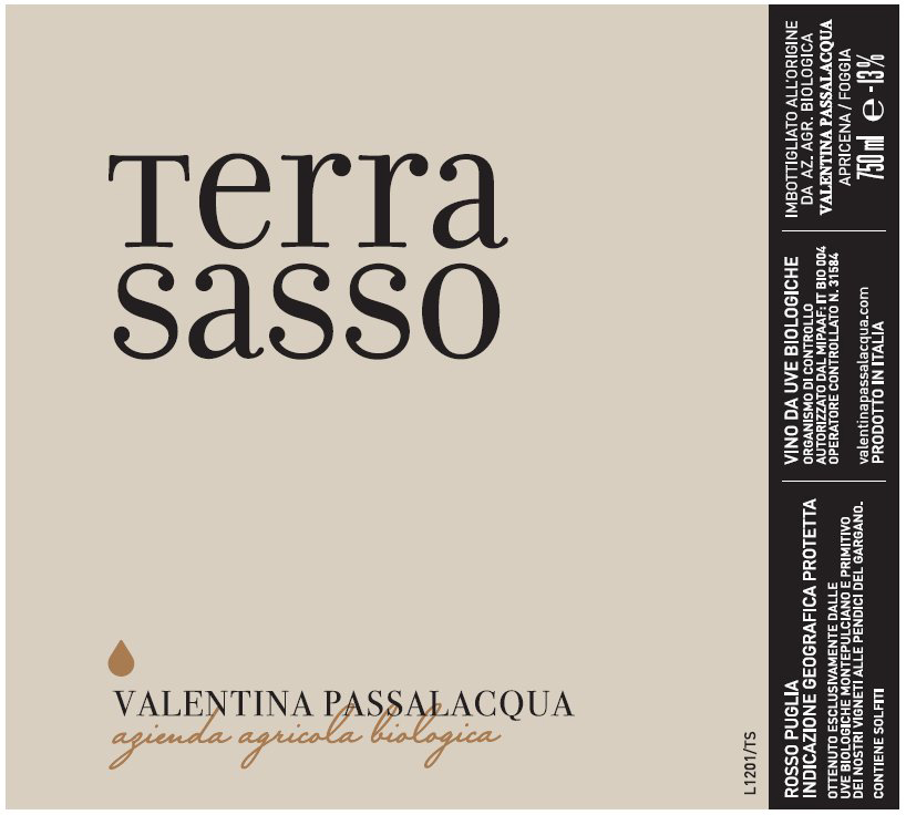 Terra Sasso Rosso Puglia 2012