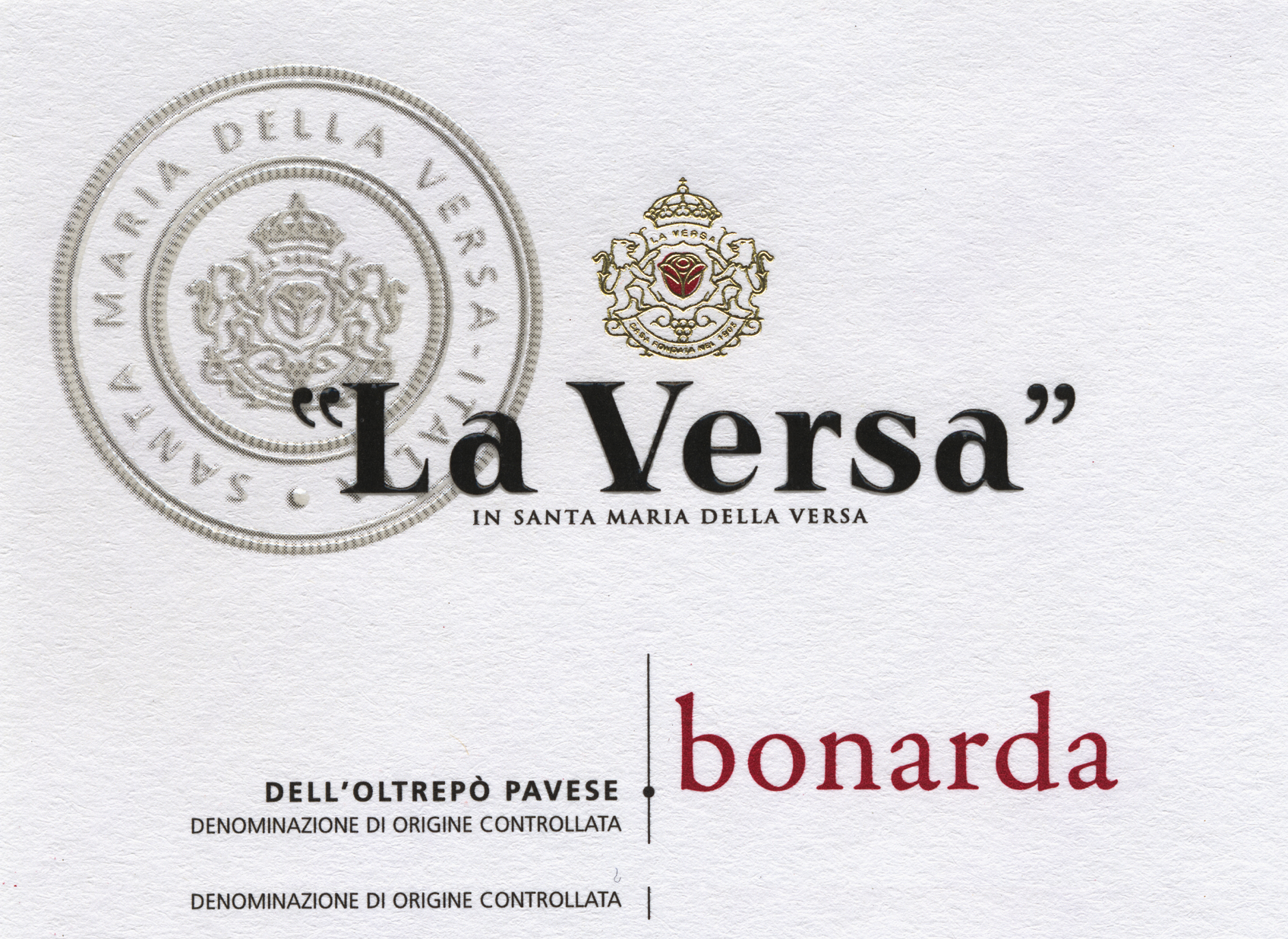 Bonarda Frizzante La Versa sa
