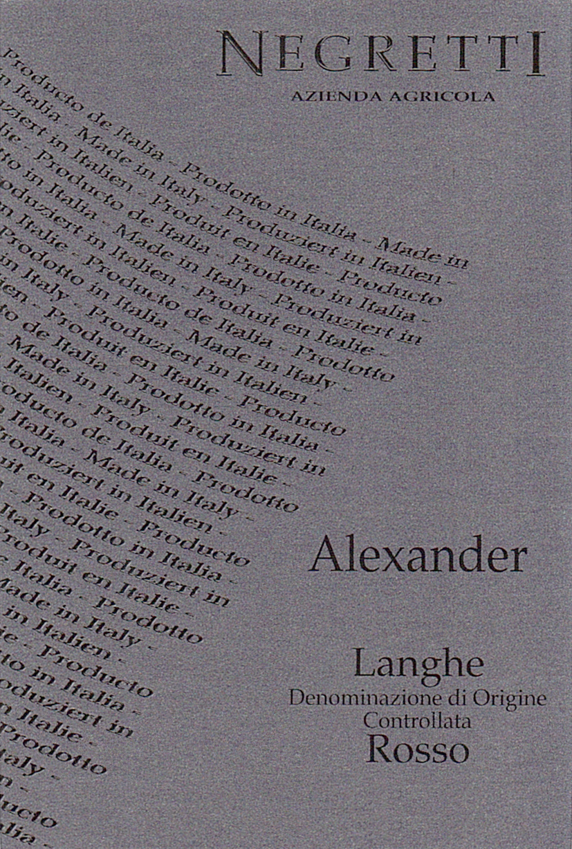 Langhe Rosso Alexander 2009