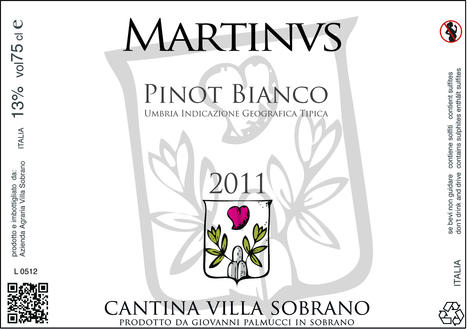 Pinot Bianco Martinus 2011