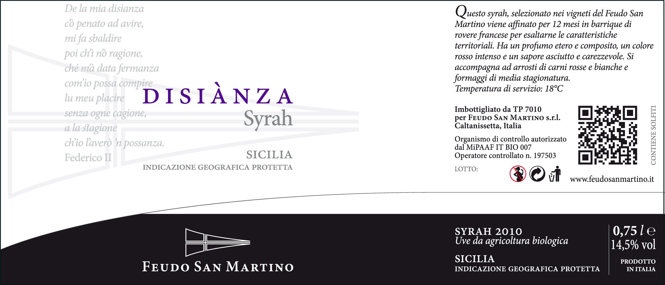 Syrah Disiànza 2010