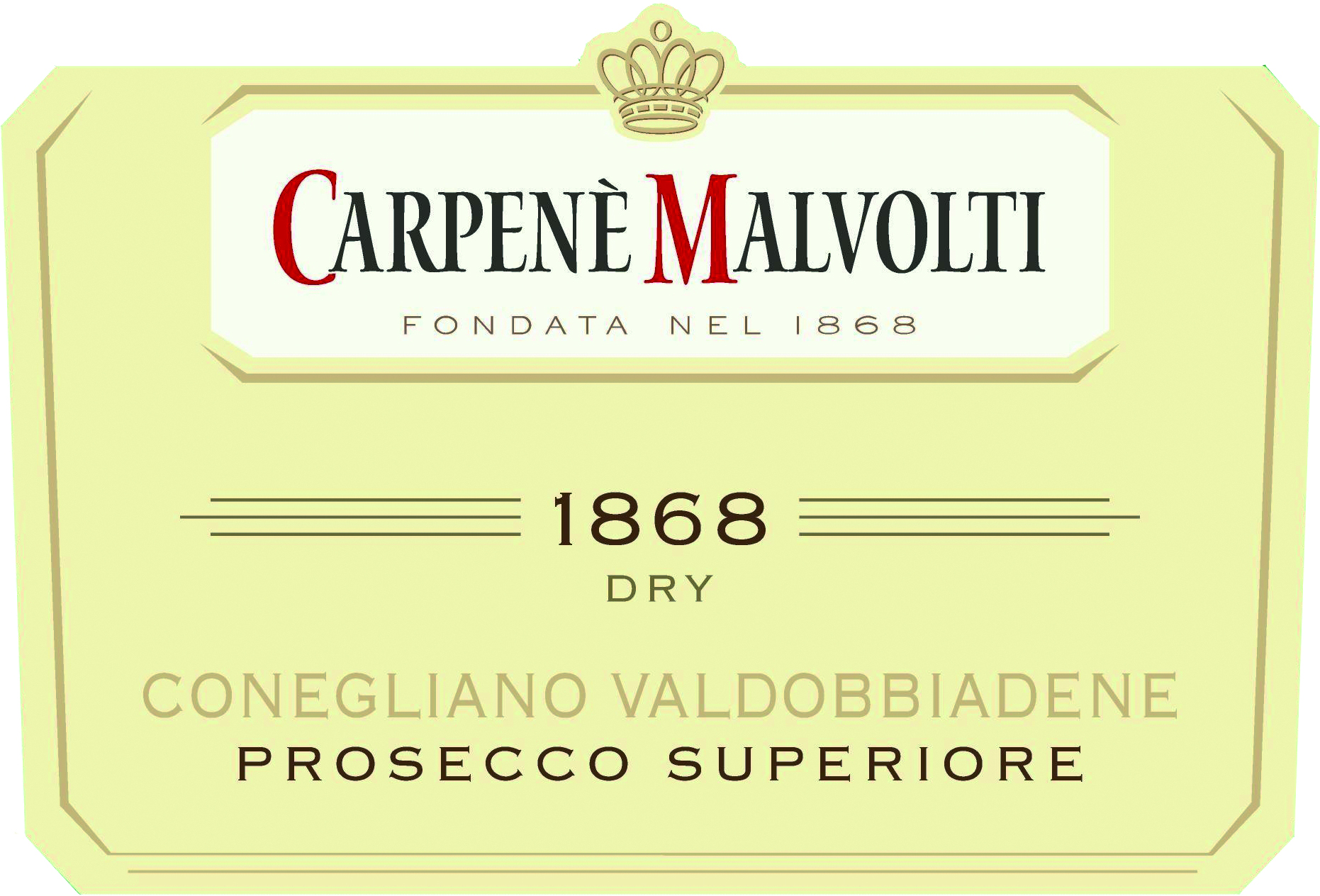 1868 Conegliano Valdobbiadene Prosecco Superiore Docg Dry 2012