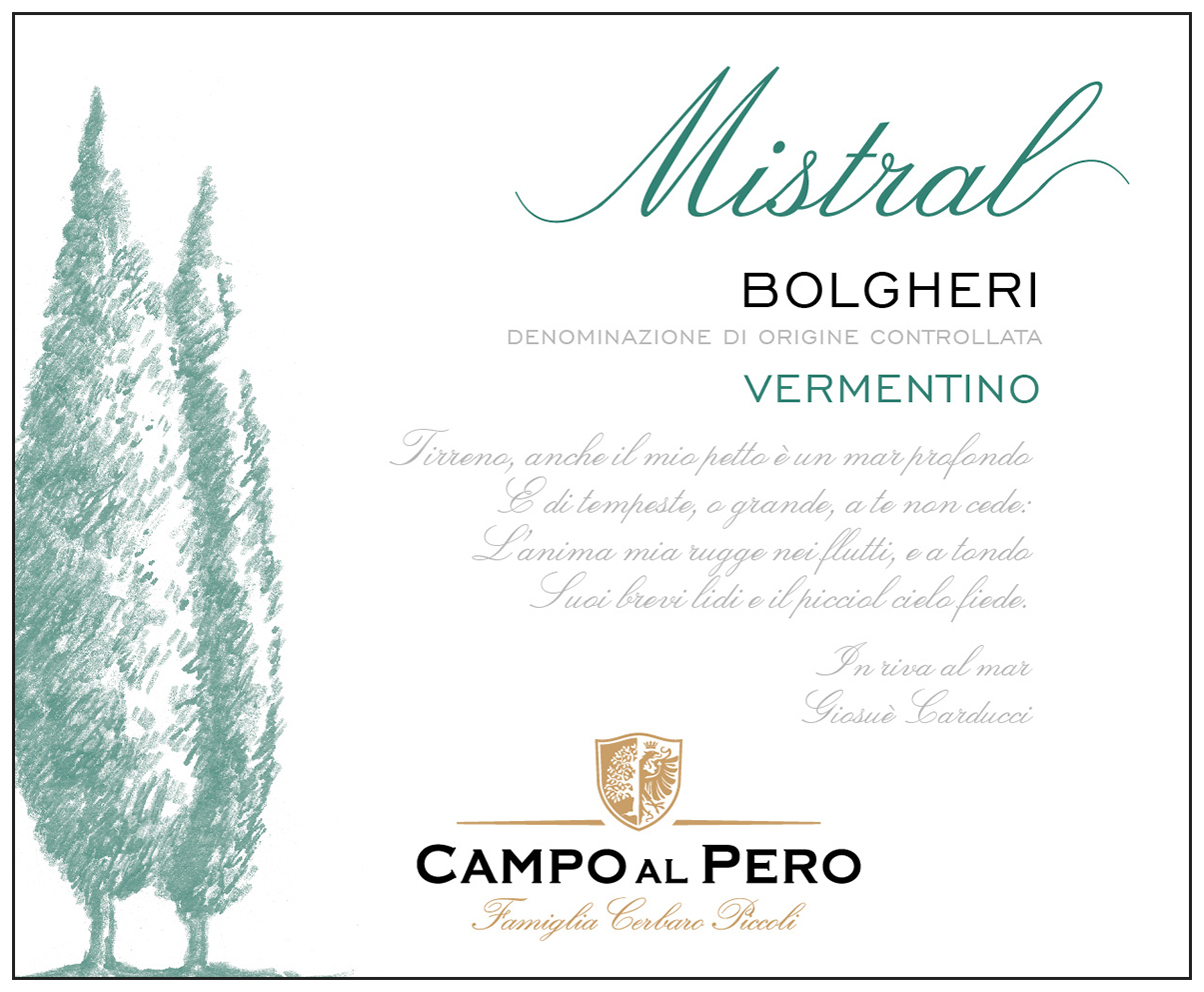 Mistral Bolgheri Vermentino 2019